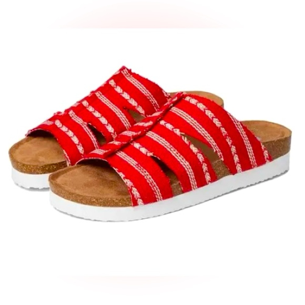 ROCKET DOG Anyhoo Geometric Stripe Cutout Sandal